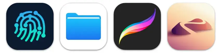 App icons for external file workflows.