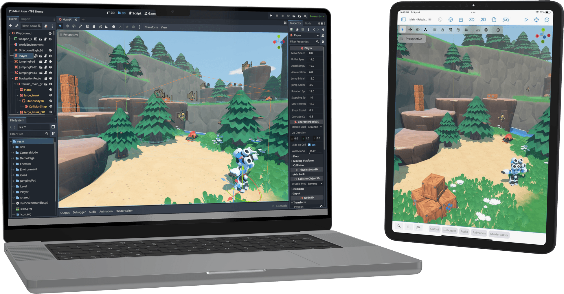 Compatibility across Xogot and desktop Godot.